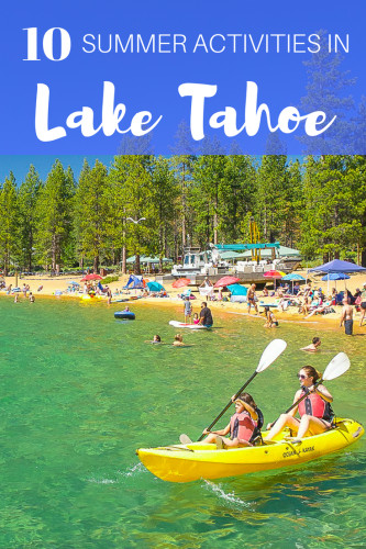 South Lake Tahoe Summer Activities
 The Top 10 Lake Tahoe Summer Activities Postcards to Seattle