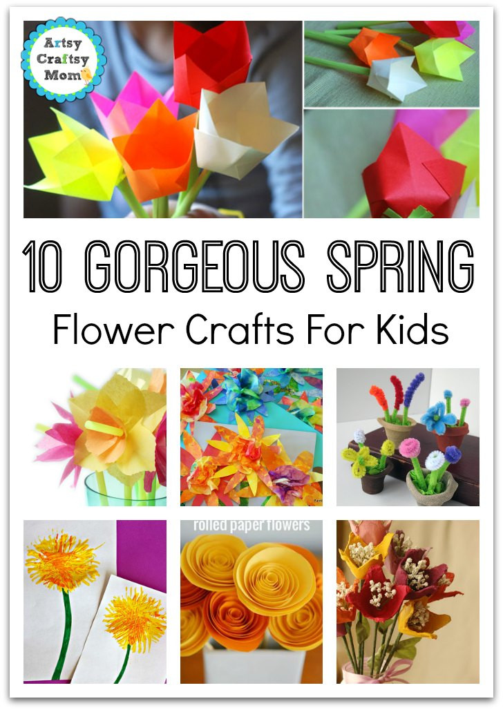 Spring Ideas For Children
 72 Fun Easy Spring Crafts for Kids Artsy Craftsy Mom