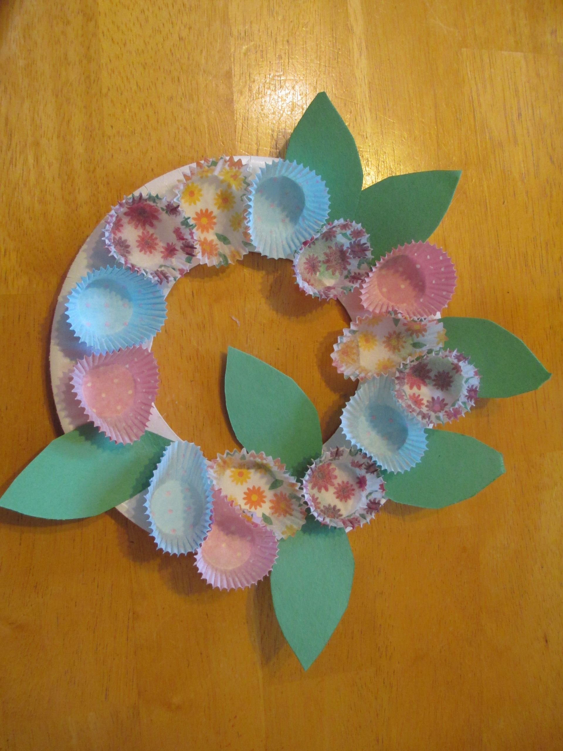 Spring Ideas For Children
 spring wreath craft for kids