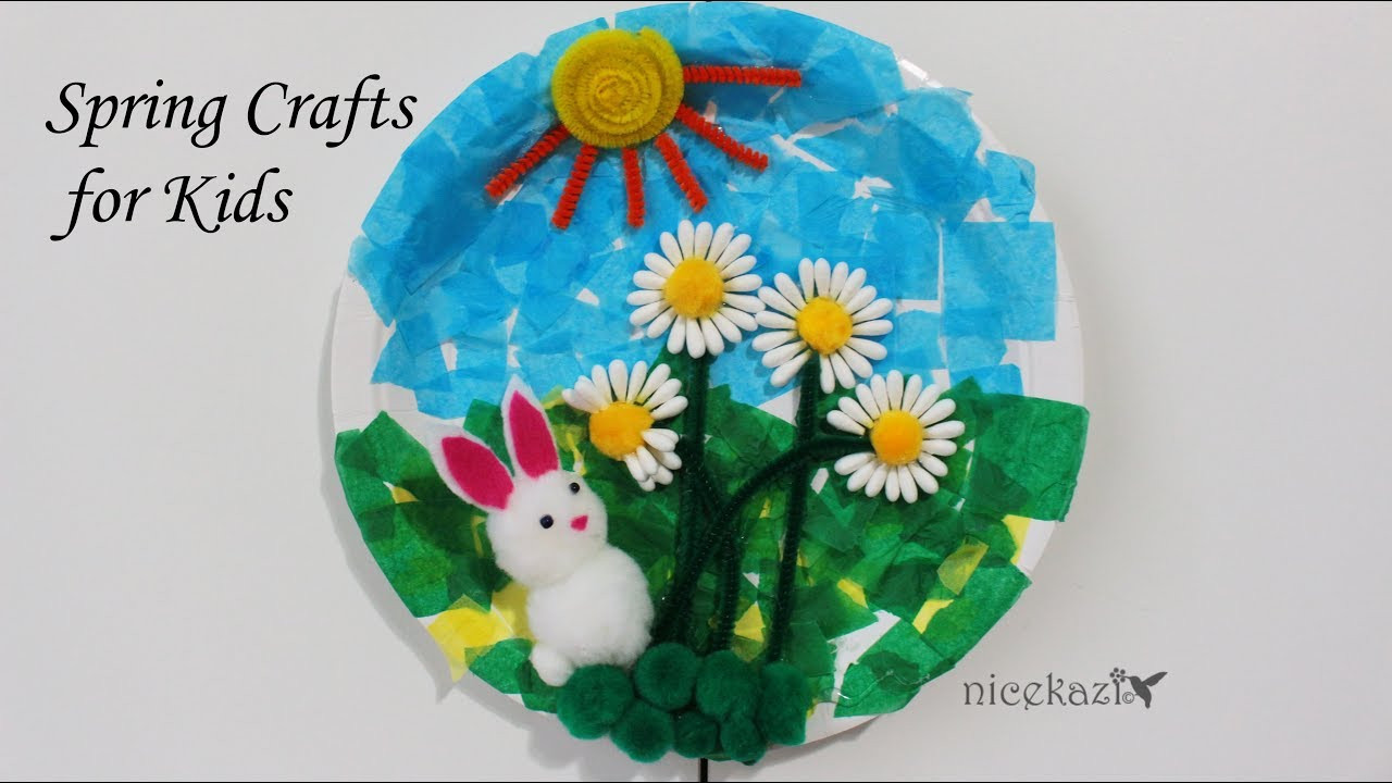 Spring Ideas For Children
 How to make Spring Crafts for Kids Cute Bunny kids craft