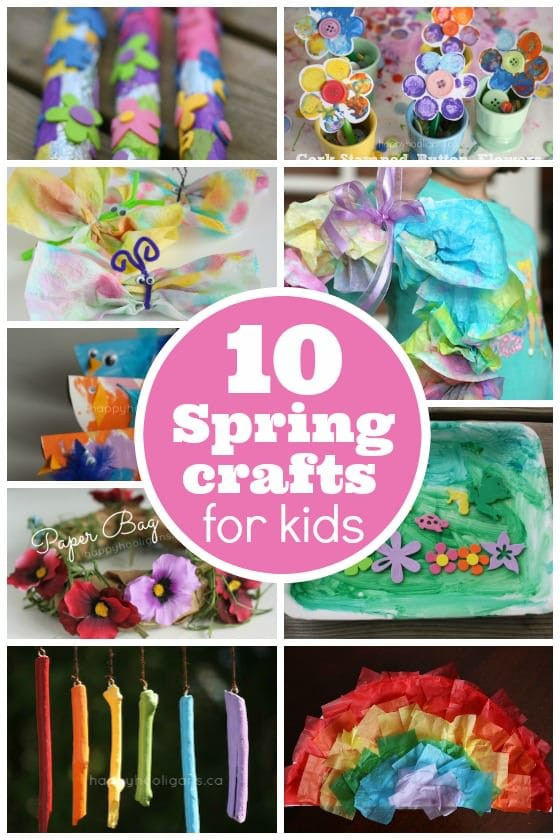 Spring Ideas For Children
 10 Easy Spring Crafts for Toddlers and Preschoolers
