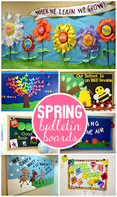 Spring Ideas For School
 spring bulletin boards crafts