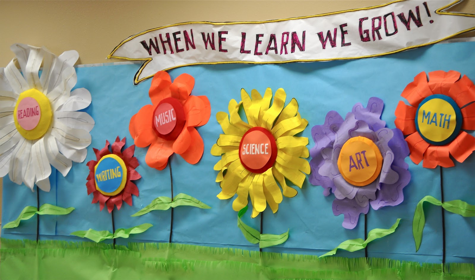 Spring Ideas For School
 ewe hooo When we learn we grow — Fun with Flowers at