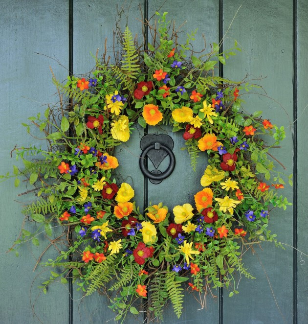 Spring Ideas Pictures
 15 Joyful Handmade Spring Wreath Ideas To Decorate Your