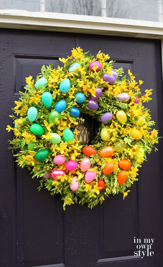 Spring Ideas Pictures
 Spray Painted Spring Easter Wreath In My Own Style