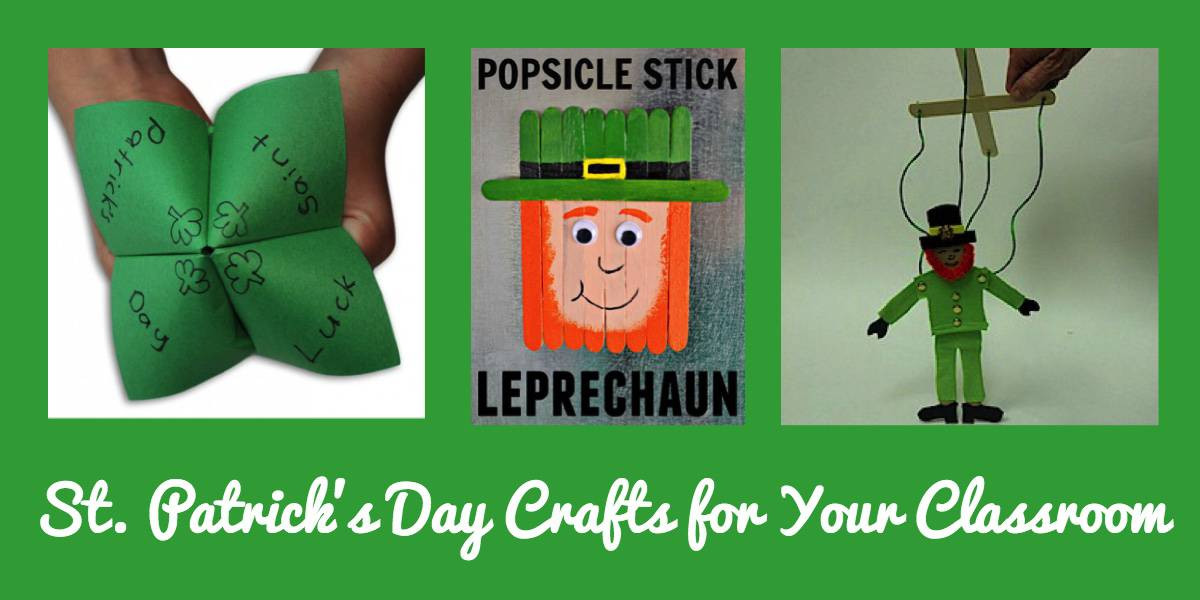 St Patrick's Day Crafts For Elementary Students
 Easy St Patrick s Day Crafts for Your Classroom