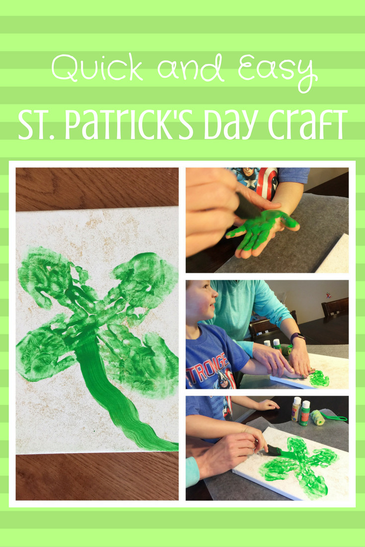 St Patrick's Day Hat Craft
 Quick and Easy St Patrick s Day Craft Handprint Shamrock
