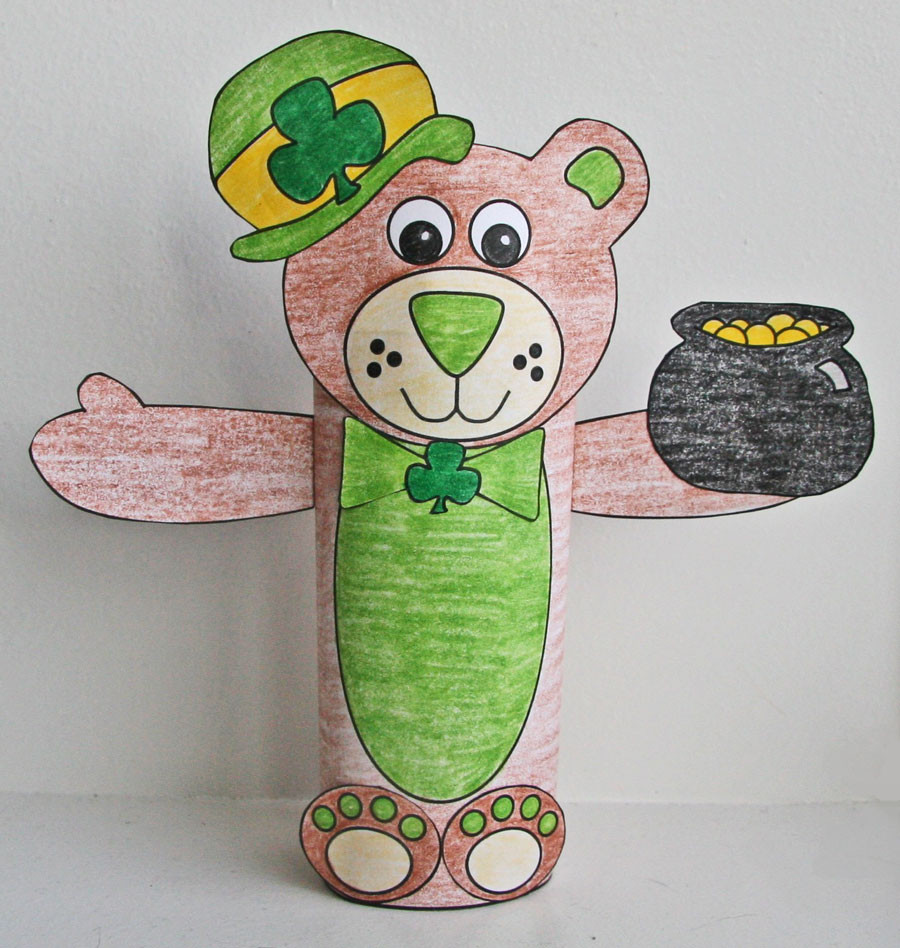 St Patrick's Day Hat Craft
 St Patrick s Day Bear TP Roll Craft