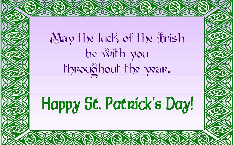 St Patrick's Day Quotes And Sayings
 St Patrick’s Day Good Luck Quotes HD