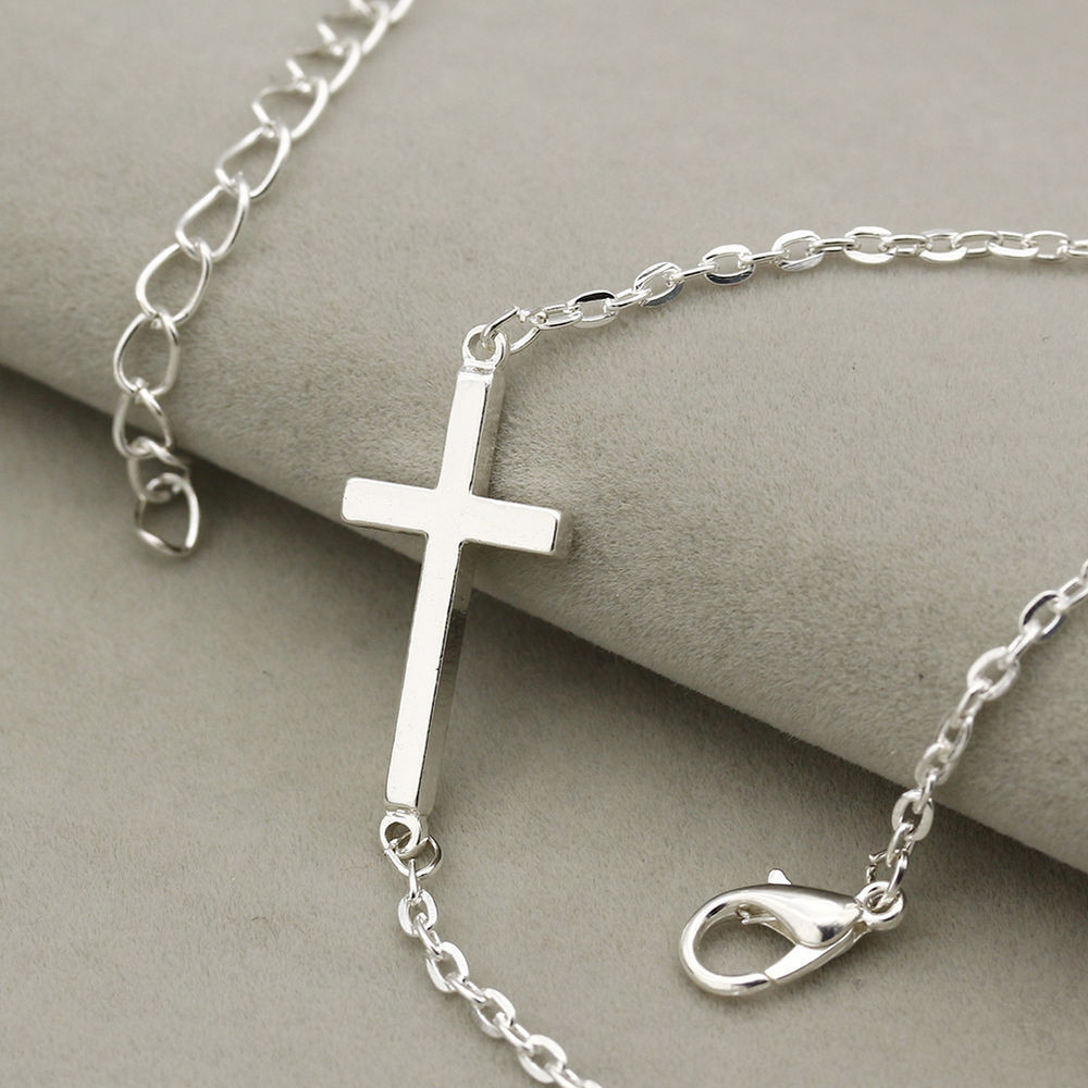 Stainless Steel Necklace Chain
 Fashion Trendy Stainless Steel Cross Pendant Necklace