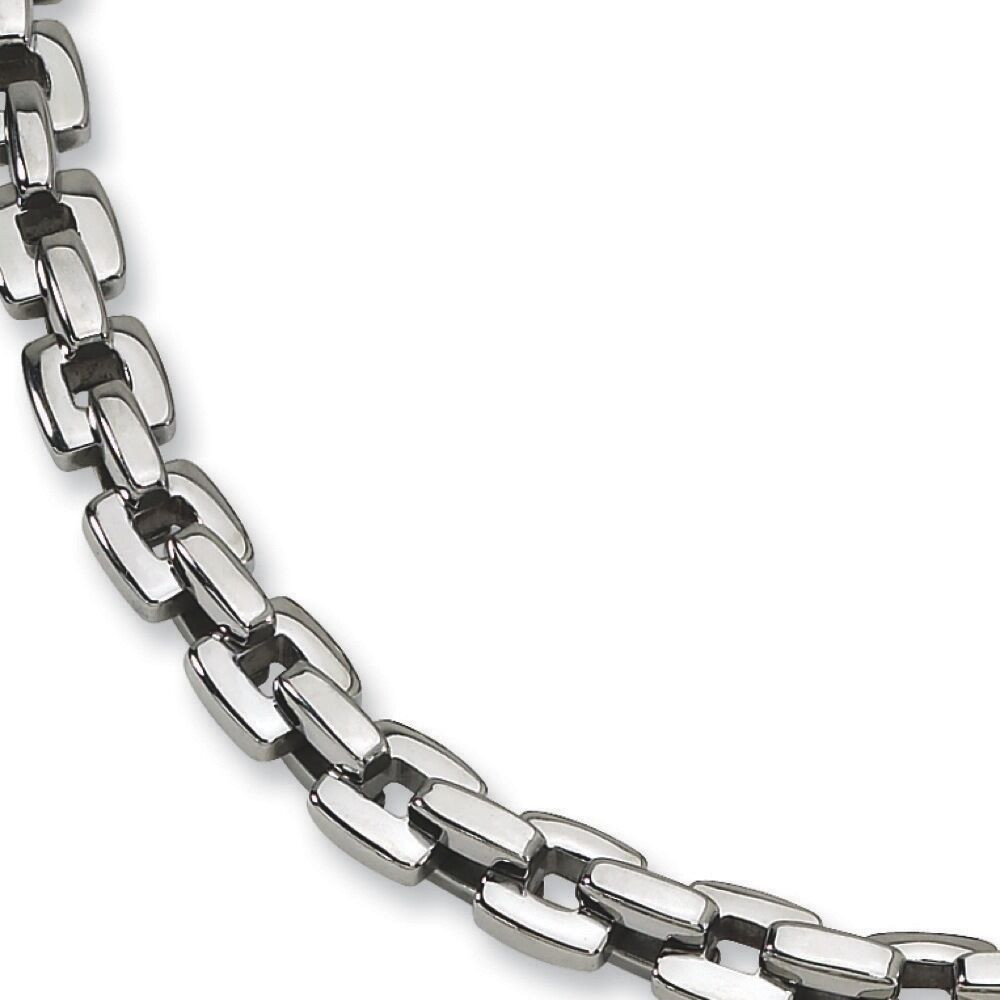 Stainless Steel Necklace Chain
 Mens La s Chisel Stainless Steel Polished Anchor Link