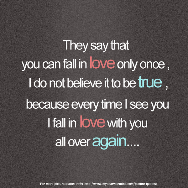 Starting To Fall In Love Quotes
 Falling In Love Quotes
