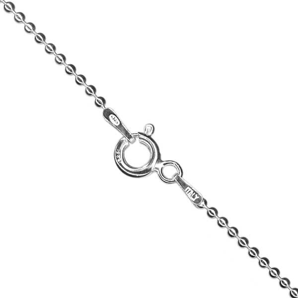 Sterling Silver Ball Chain Necklace
 Sterling Silver 24 Ball Chain