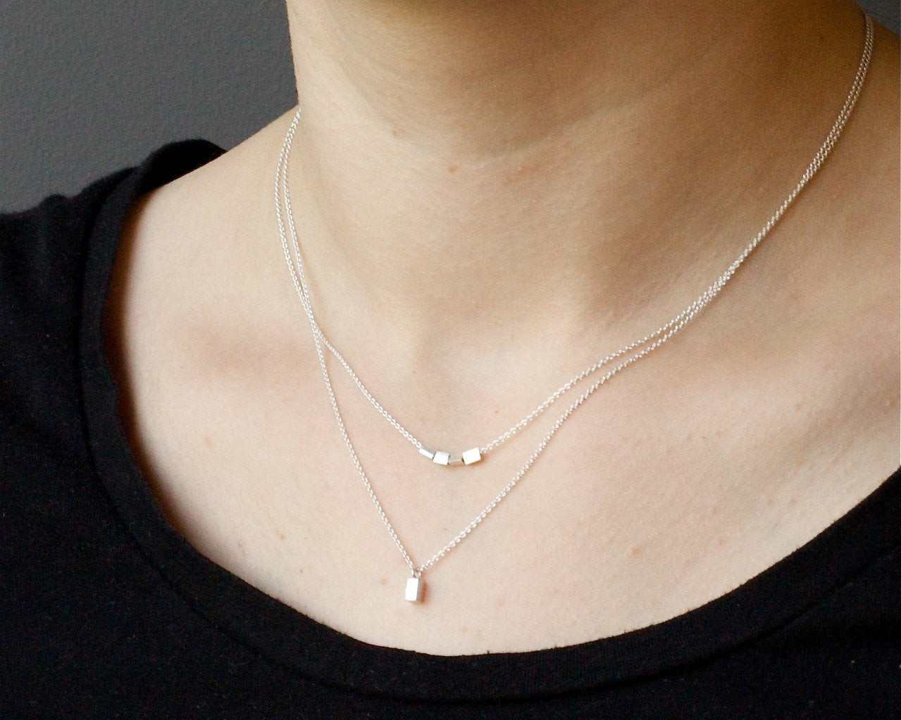 Sterling Silver Layered Necklace
 Unavailable Listing on Etsy