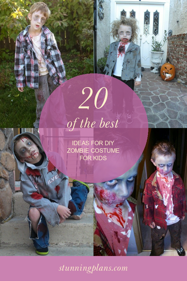 20 Of the Best Ideas for Diy Zombie Costume for Kids - Home, Family ...