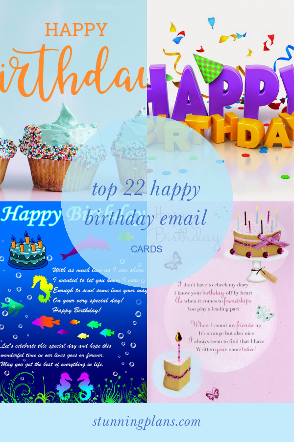 Top 22 Happy Birthday Email Cards - Home, Family, Style and Art Ideas