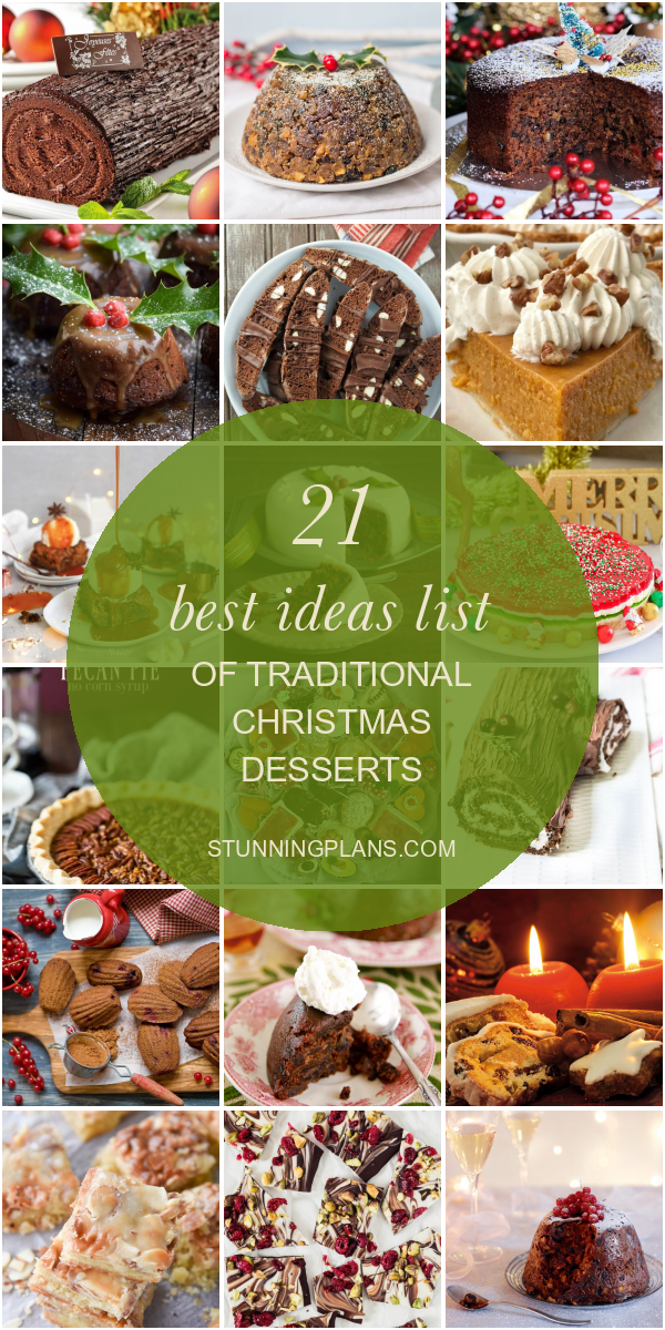 21 Best Ideas List Of Traditional Christmas Desserts - Home, Family ...