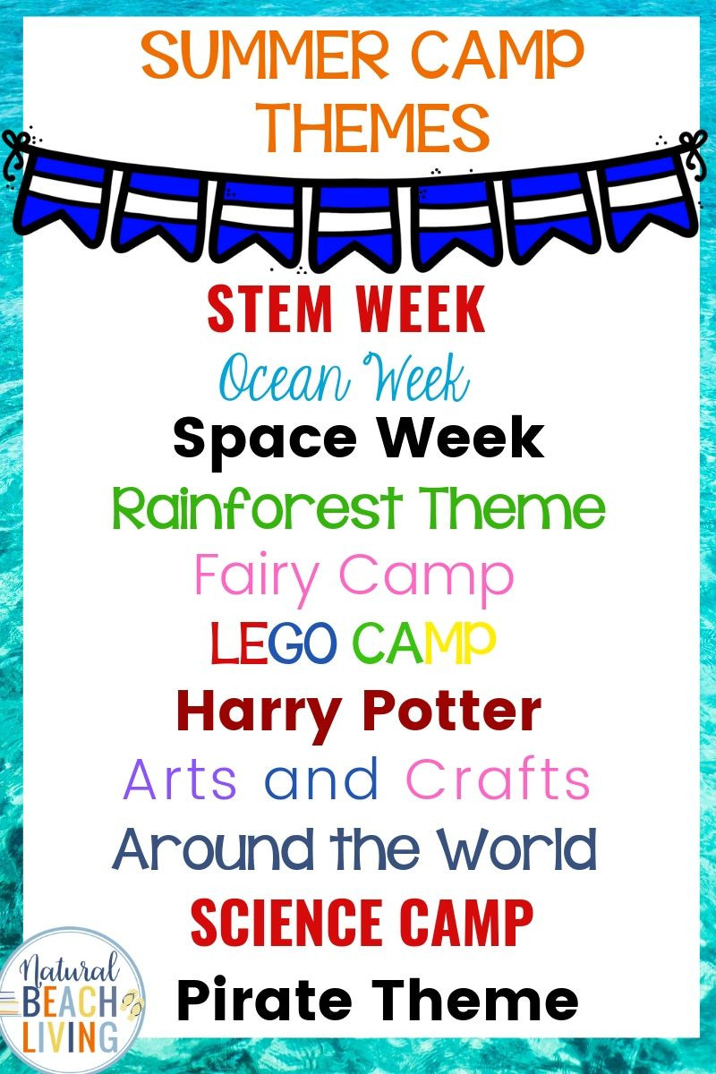 Summer Camp Program Ideas
 30 Summer Camp Themes The Best Summer Themes for Kids