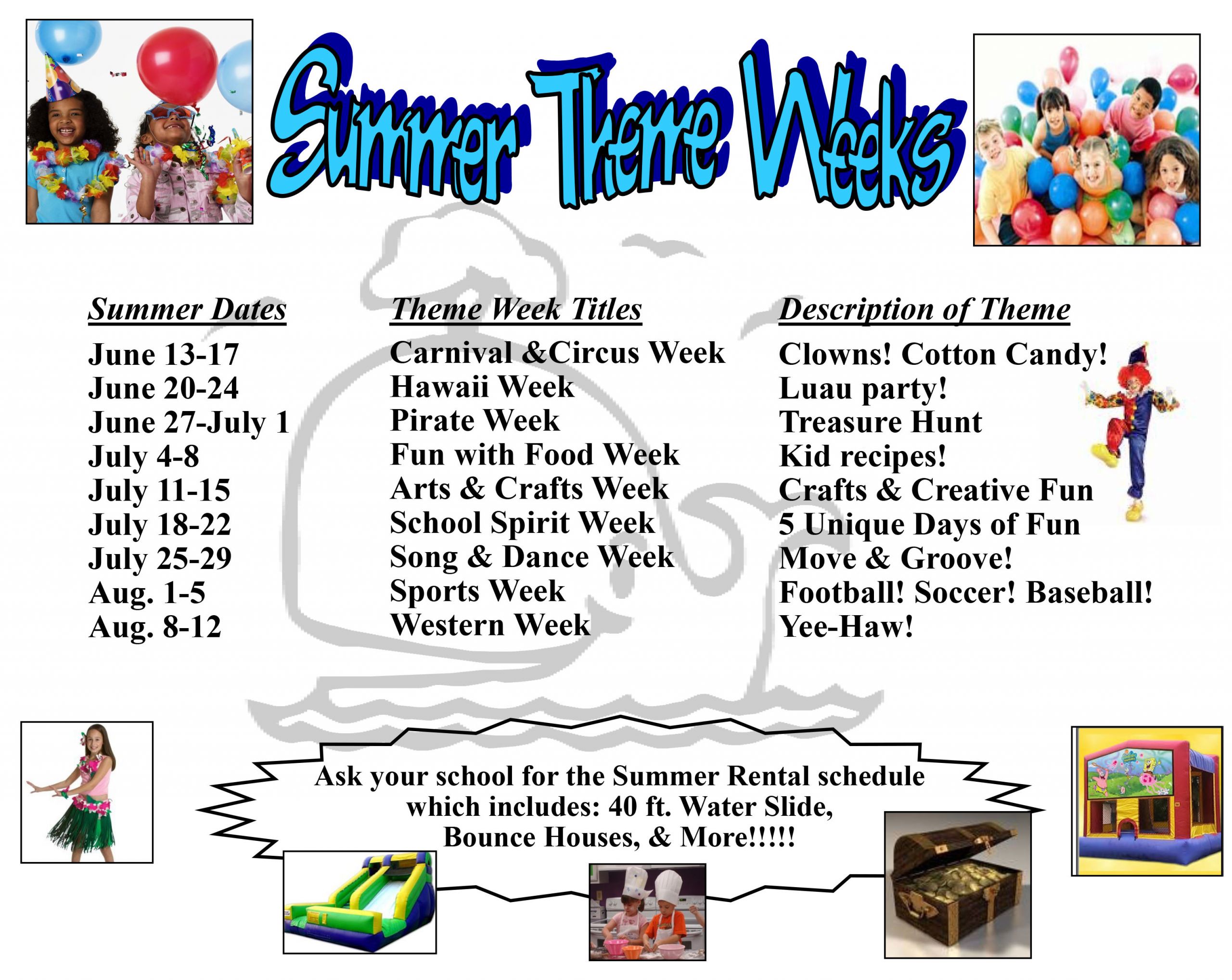 Summer Camp Weekly Theme Ideas
 summer camp Archives ficial Grace munity School Blog