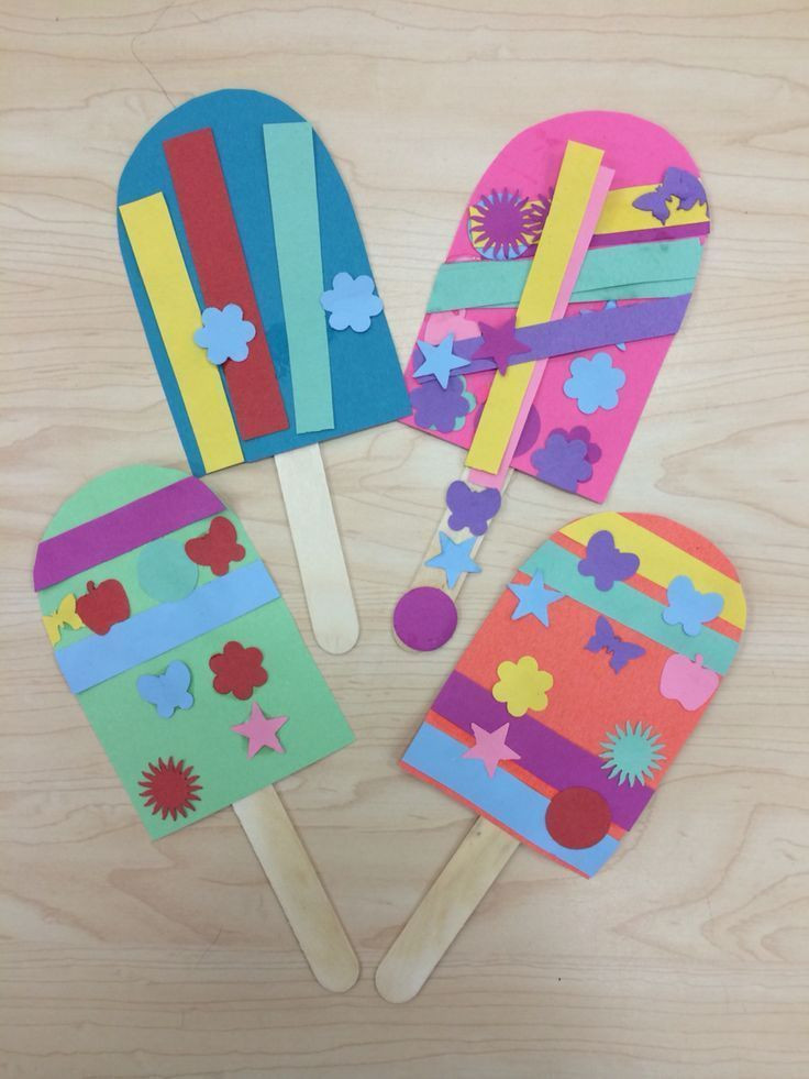 Summer Craft Preschool
 Popsicle Summer Art Craft for Preschoolers Kindergarten