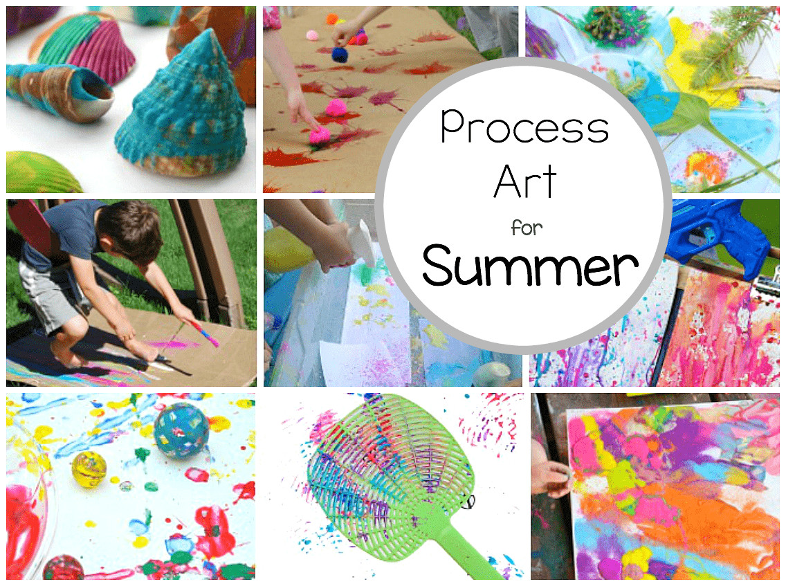 Summer Craft Preschool
 Preschool Process Art Activities Perfect for Summer