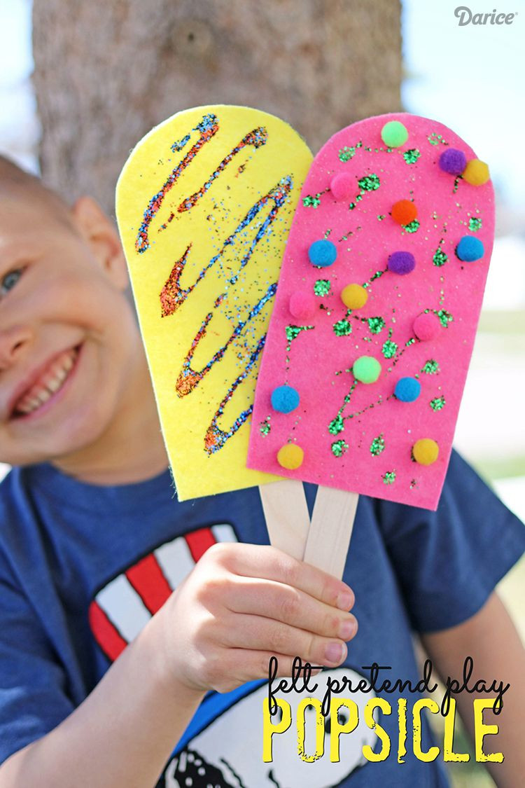 Summer Craft Preschool
 Popsicle Craft for Pretend Play Darice