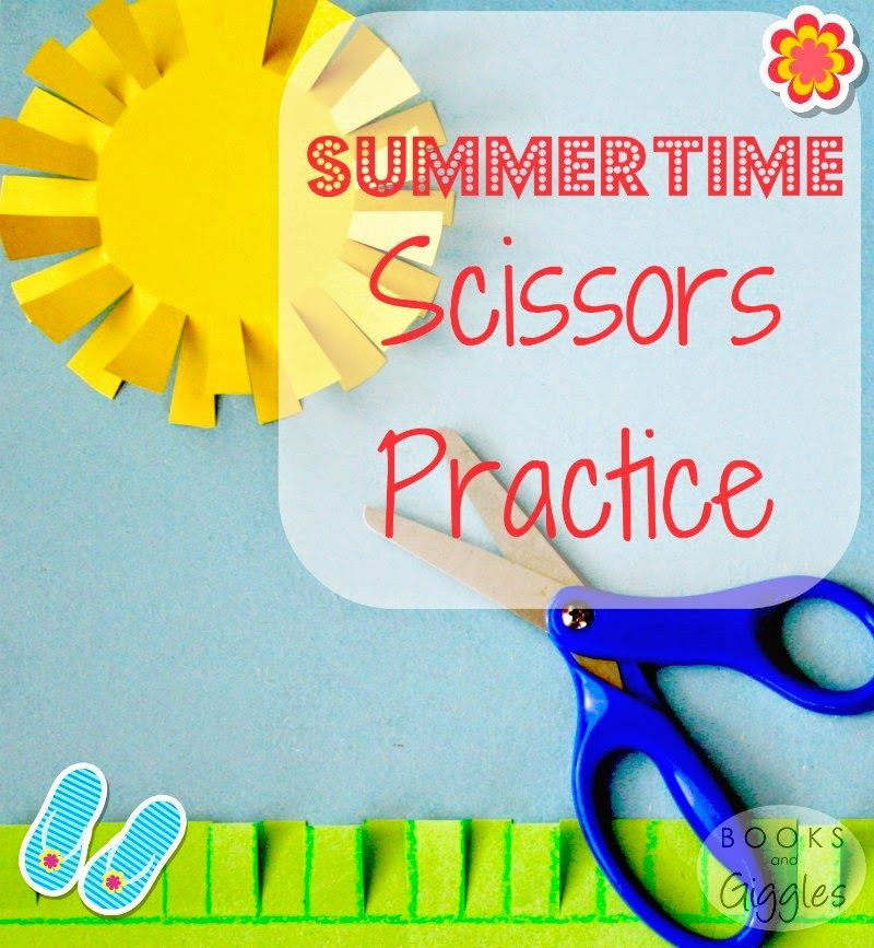 Summer Crafts Ideas For Preschoolers
 Summertime Scissors Practice
