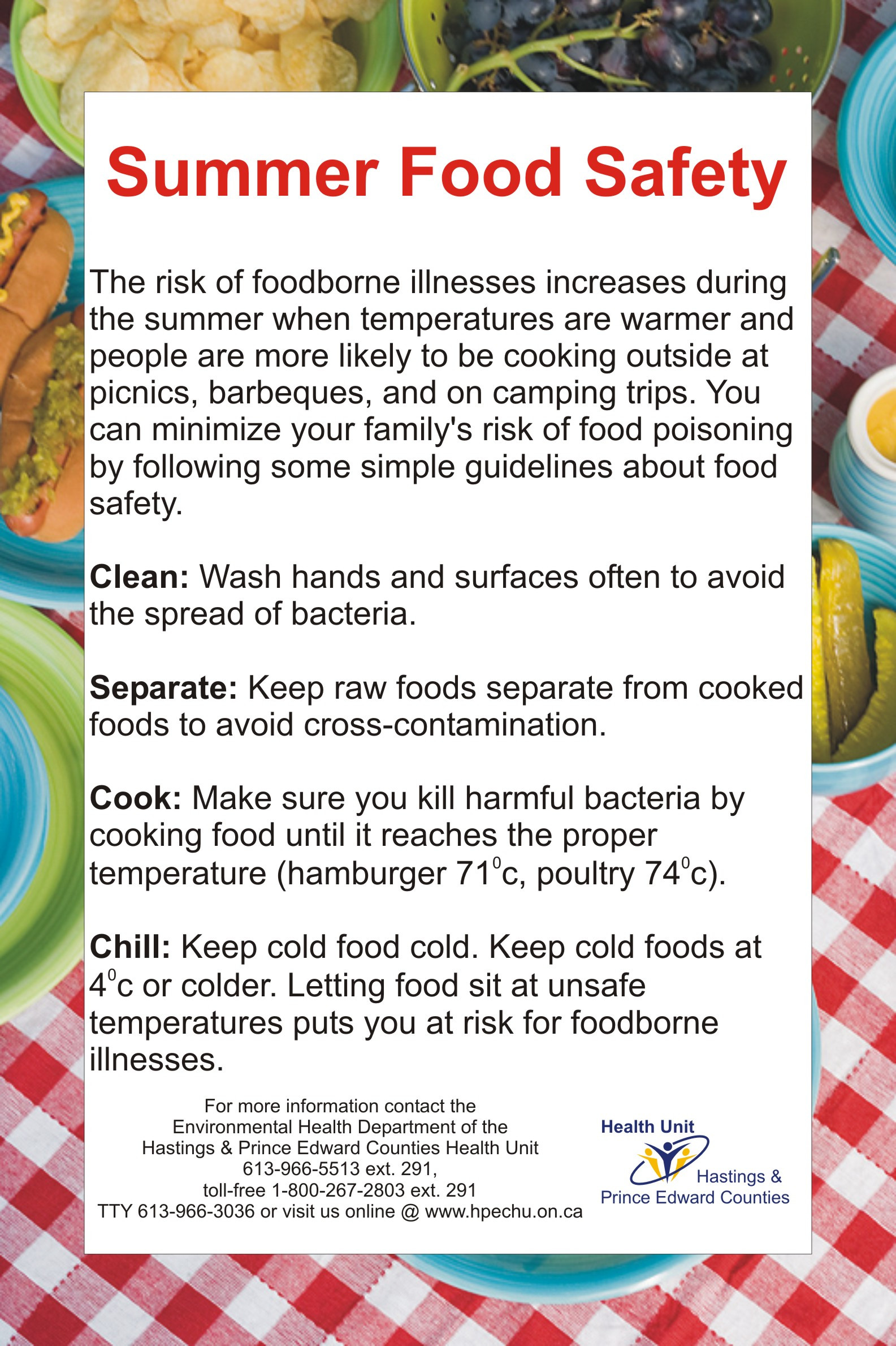 Summer Food Safety
 February 2011