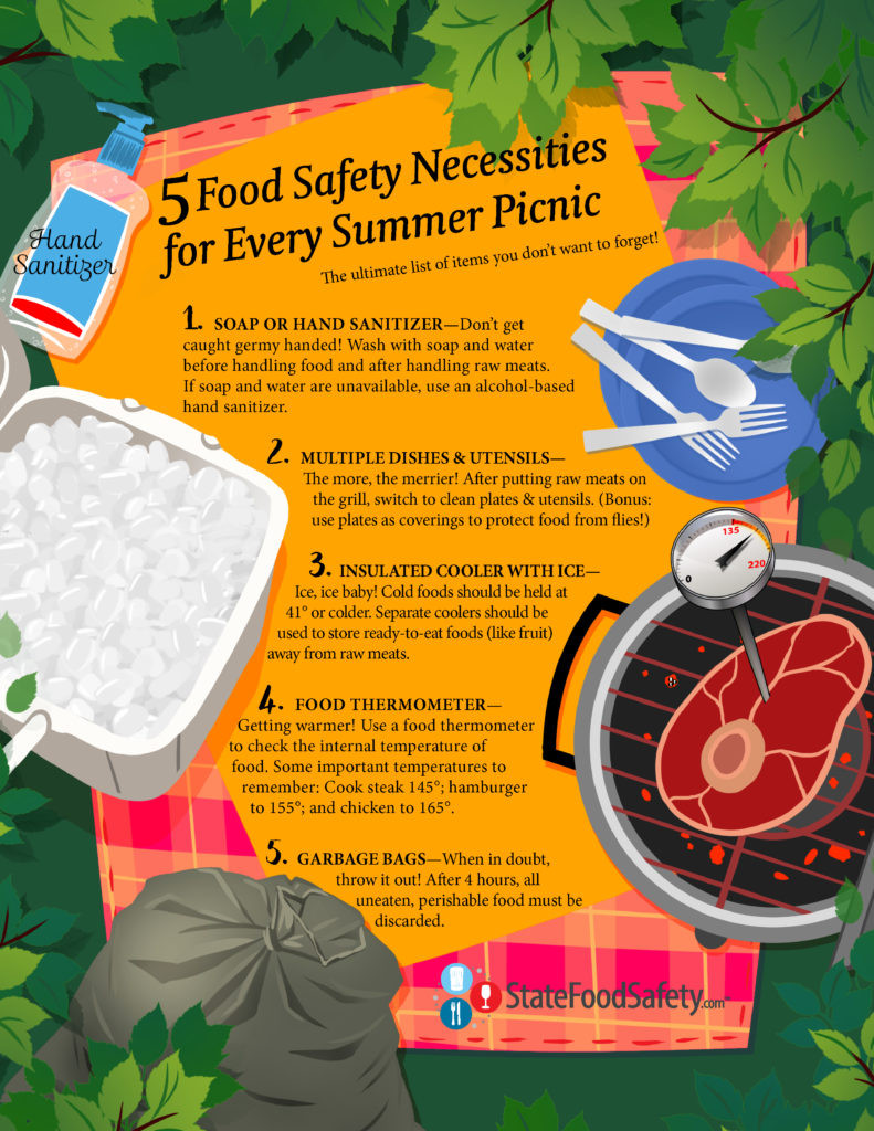 Summer Food Safety
 5 Food Safety Summer Picnic Necessities