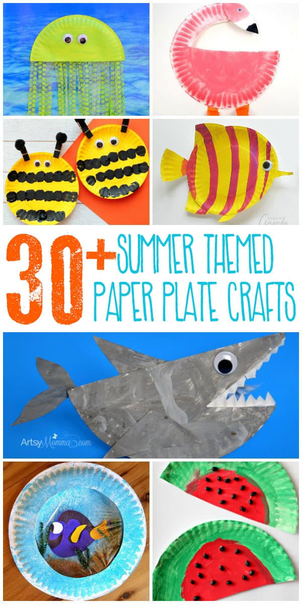 Summer Paper Crafts
 30 Cute and Easy Summer Paper Plate Crafts for Kids