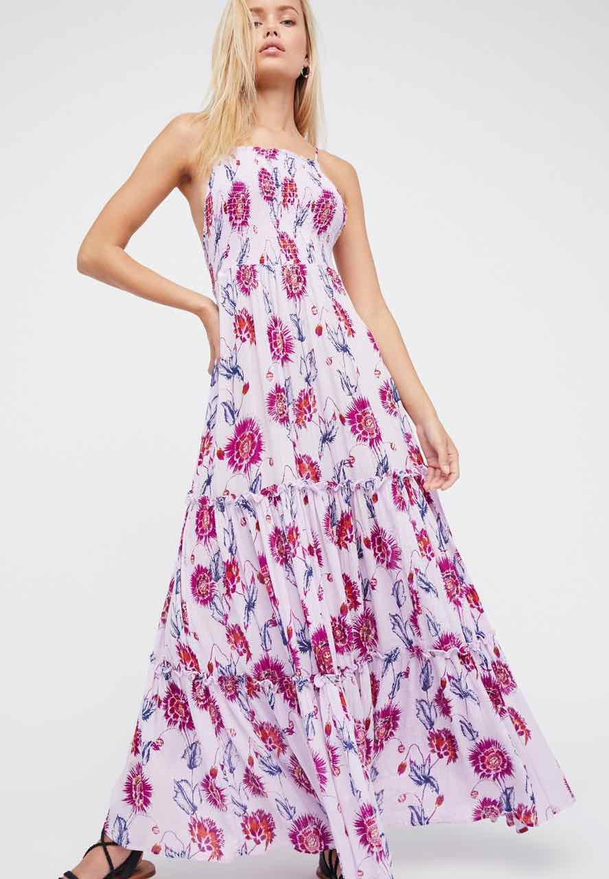 Summer Party Dresses
 Free People GARDEN PARTY MAXI Dress OB Purple