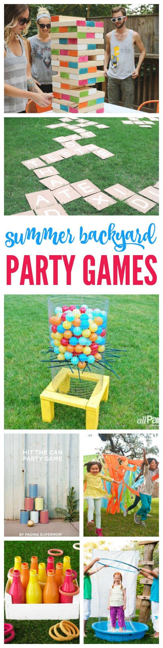 Summer Party Games
 Summer Backyard Party Games