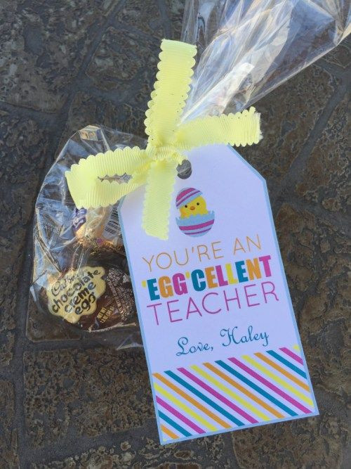 Teacher Easter Gift Ideas
 Free Printable Easter Teacher Gift Tags "You re an