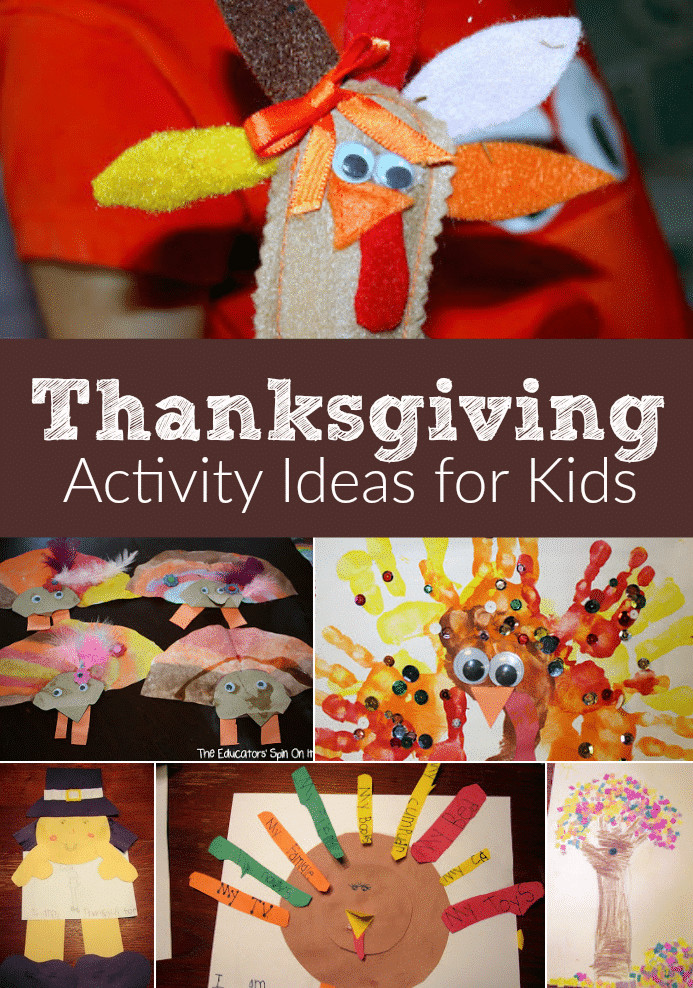 Thanksgiving Activity Ideas
 Thanksgiving Activities for Kids The Educators Spin It