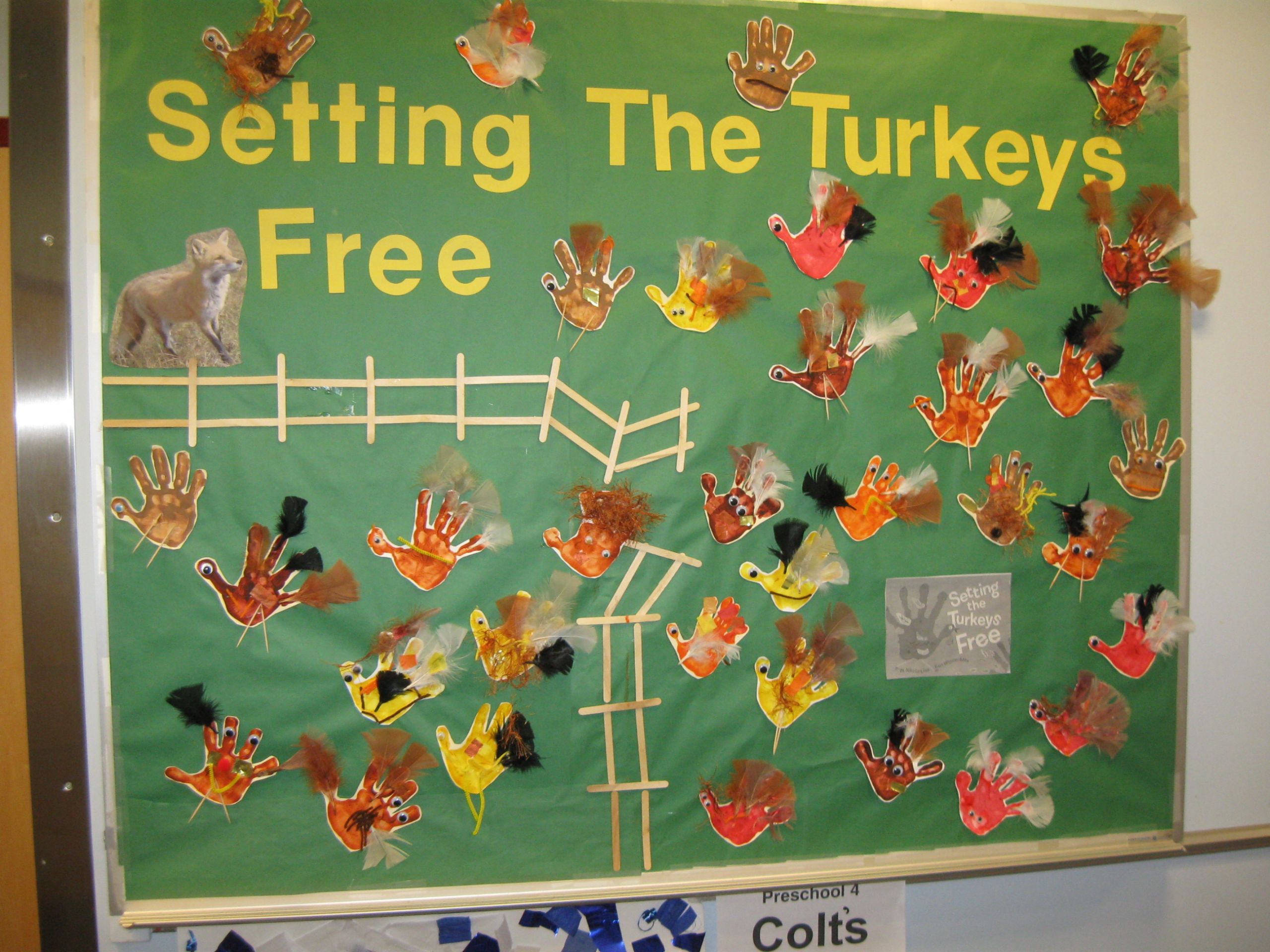 Thanksgiving Bulletin Board Ideas For Preschool
 Introducing Day Nursery’s 2010 ficial Turkey