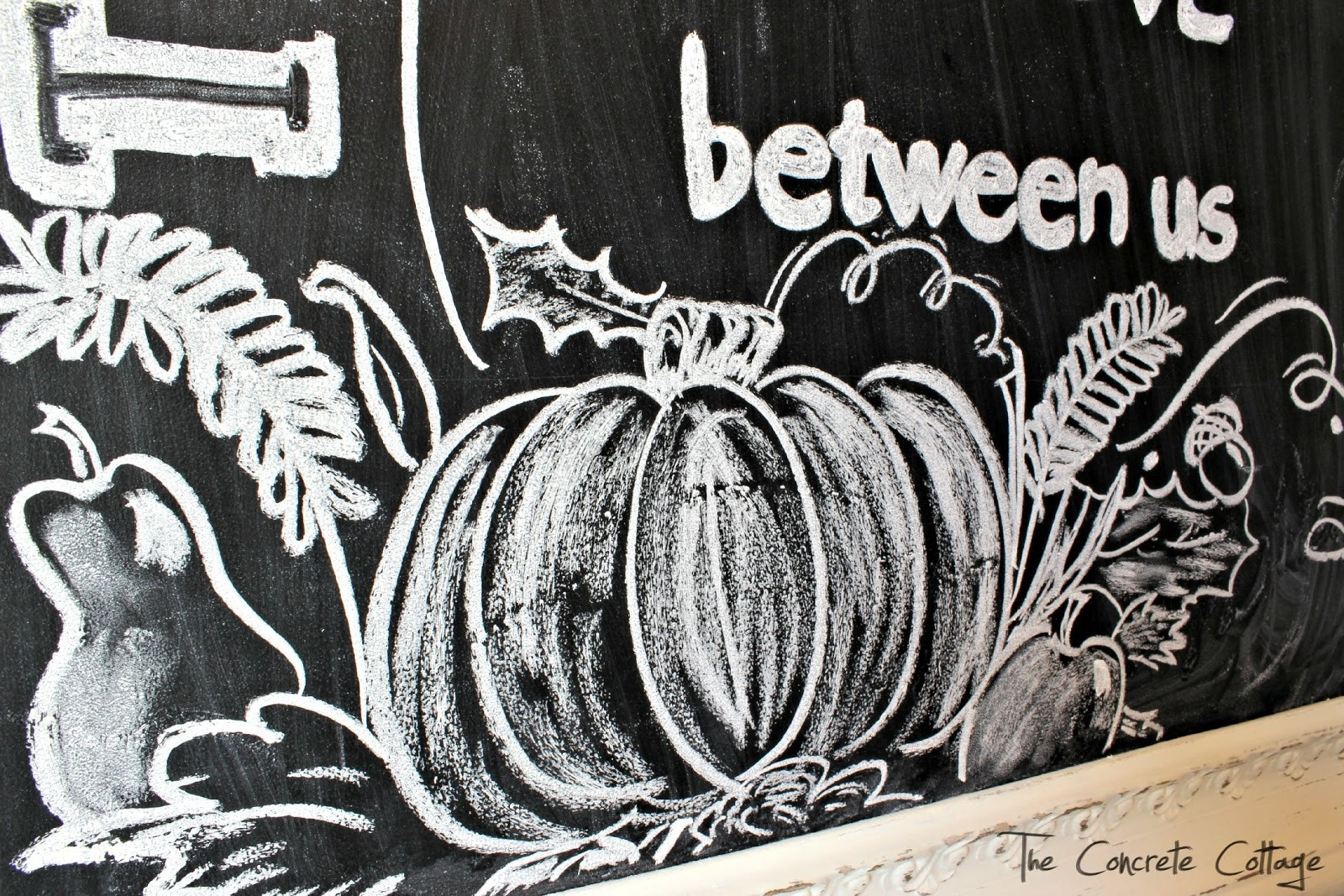 Thanksgiving Chalkboard Ideas
 The Concrete Cottage My Thanksgiving Chalkboard