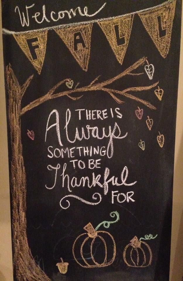 Thanksgiving Chalkboard Ideas
 Autumn Fall Thanksgiving Chalkboard Art