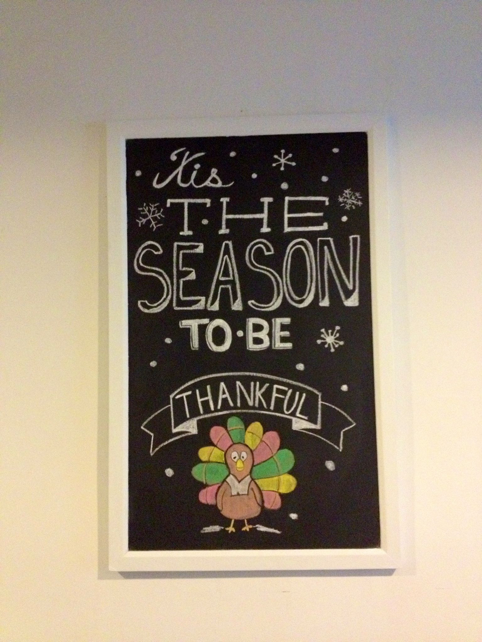 Thanksgiving Chalkboard Ideas
 Thanksgiving chalkboard This is an adaptation of Jessica