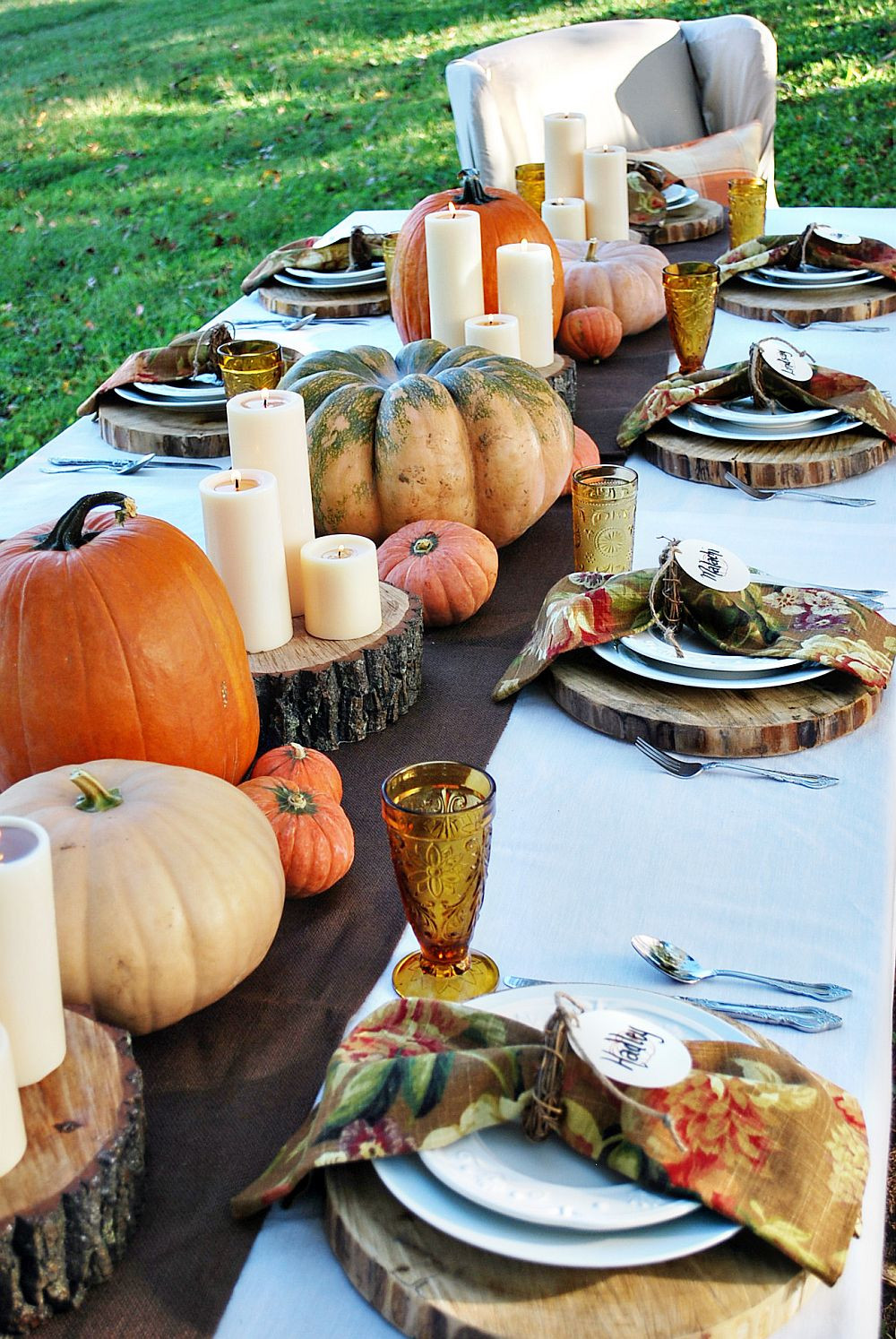 Thanksgiving Design Ideas
 15 Outdoor Thanksgiving Table Settings for Dining Alfresco