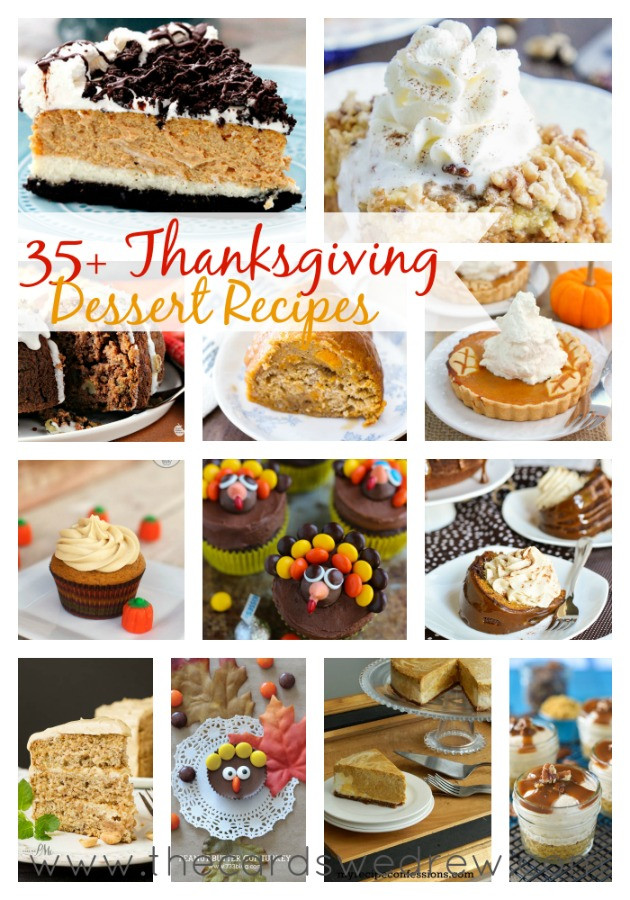 Thanksgiving Recipe Pinterest
 35 Thanksgiving Dessert Recipes The Cards We Drew