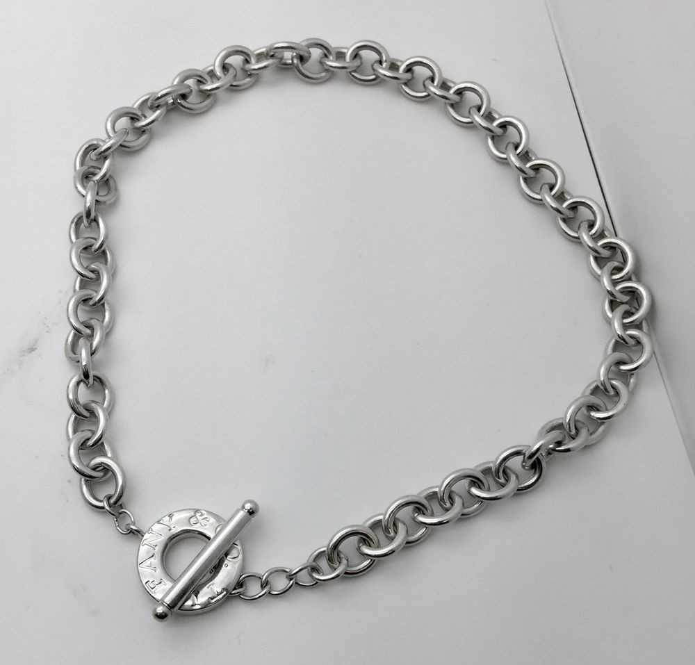 Tiffany And Co Bracelet 925
 925 Sterling Silver Tiffany & Co Necklace Chain Jewelry