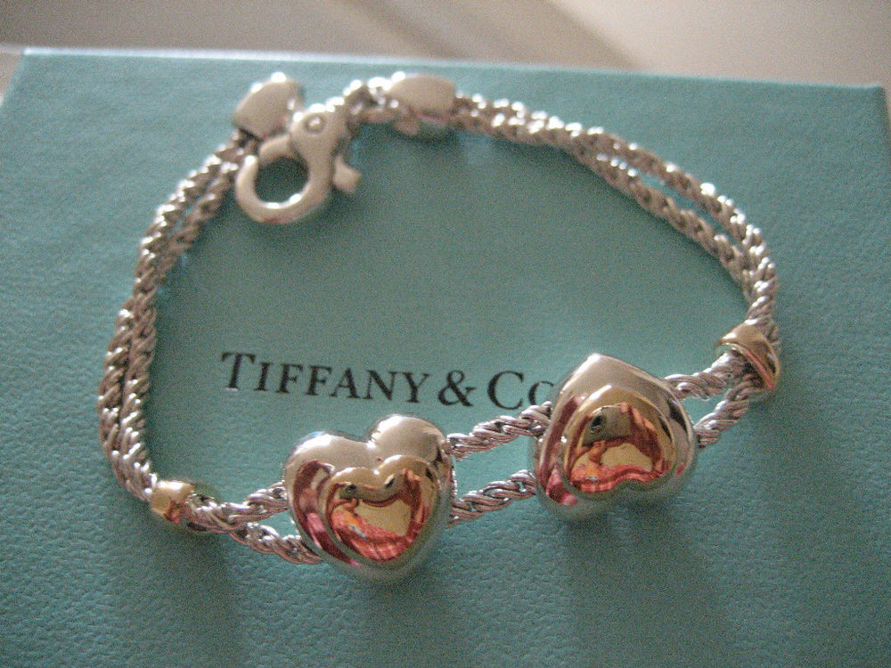 Tiffany And Co Bracelet 925
 authentic TIFFANY & CO Sterling Silver 925 & 18k Yellow