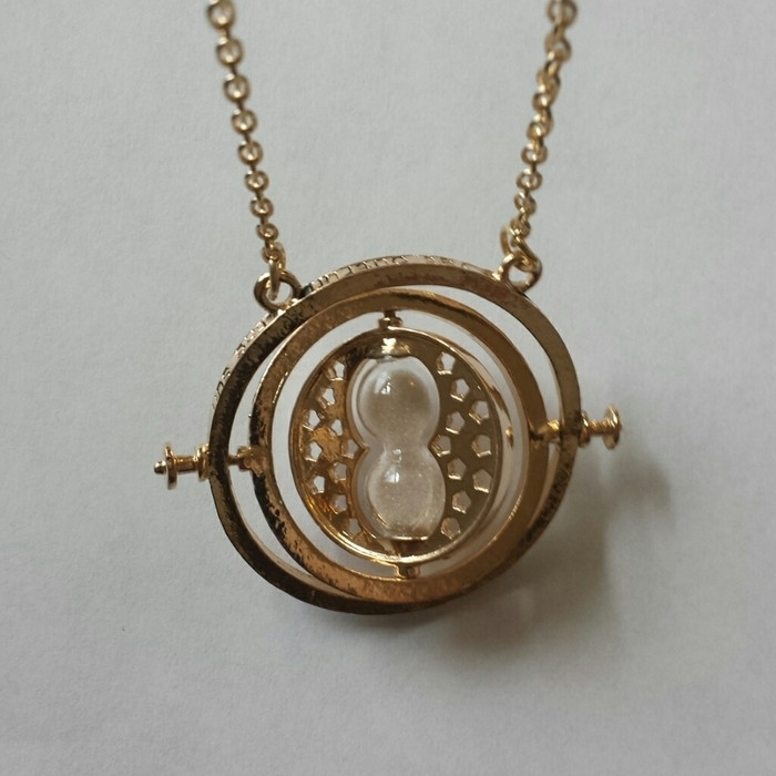 Time Turner Necklace
 Hermione s Time Turner Hourglass Necklace on Storenvy