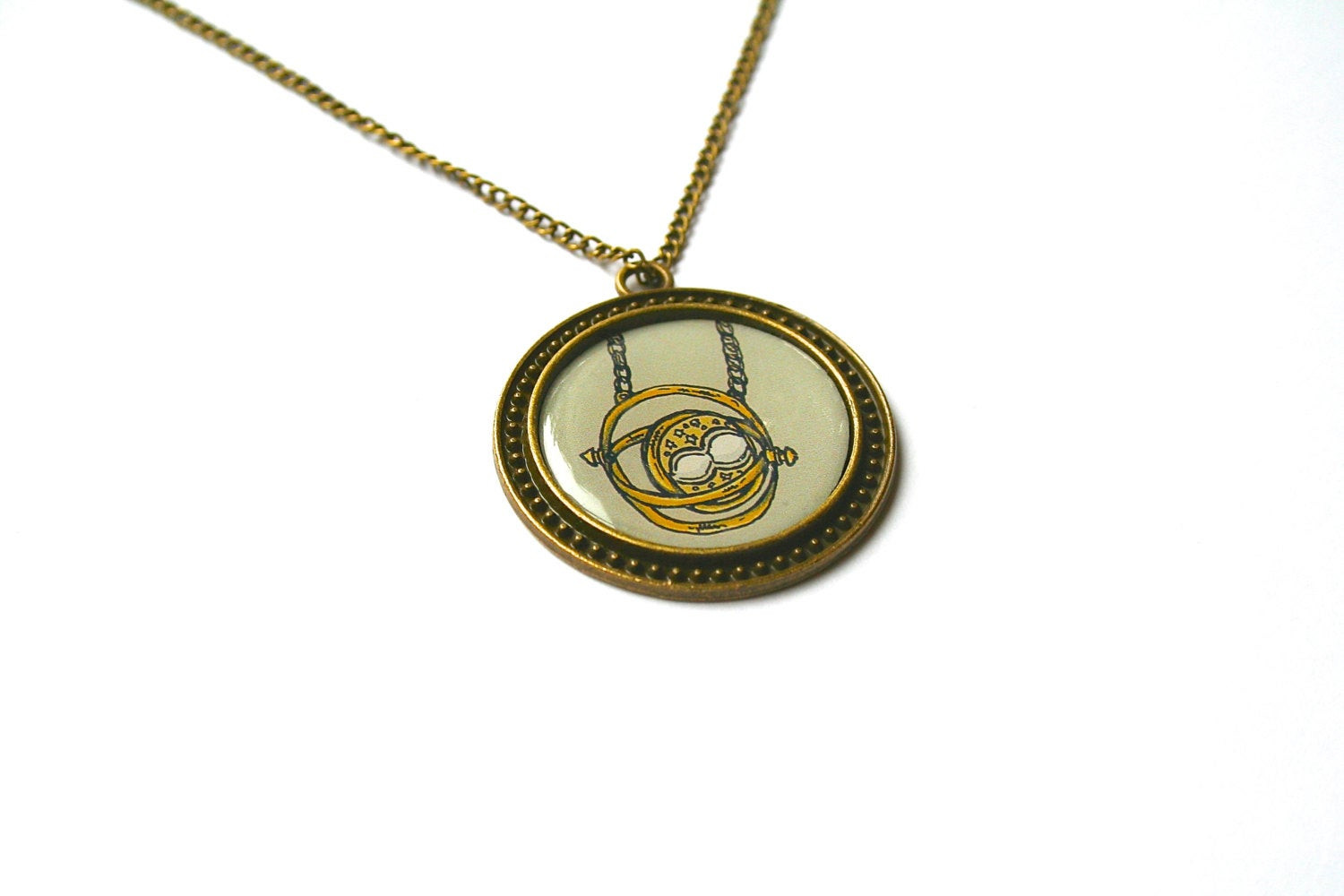 Time Turner Necklace
 Time Turner Necklace Cute Necklace Harry Potter Necklace Geeky