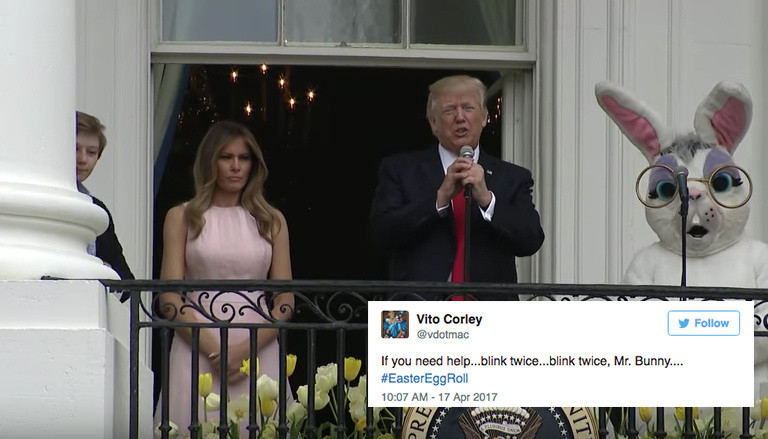 Trump Easter Quote
 Twitter Is Roasting Trump Over The White House Easter Egg