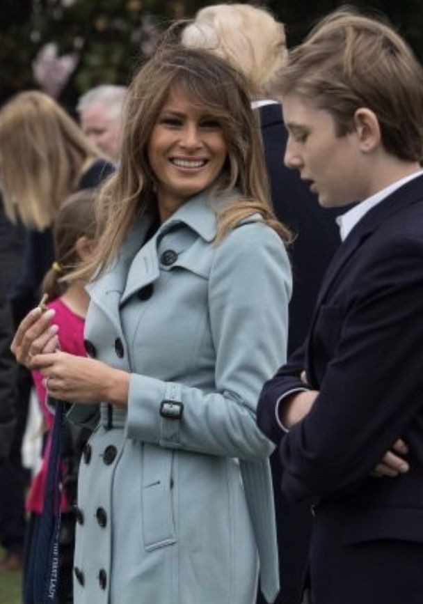 Trump Easter Quote
 First Lady Melania Trump & Barron Easter Egg Roll 2018