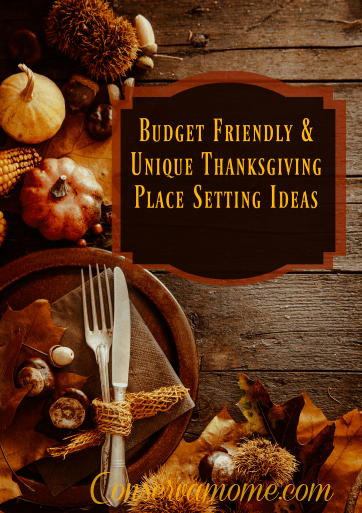 Unique Thanksgiving Ideas
 Bud Friendly & Unique Thanksgiving Place Setting Ideas
