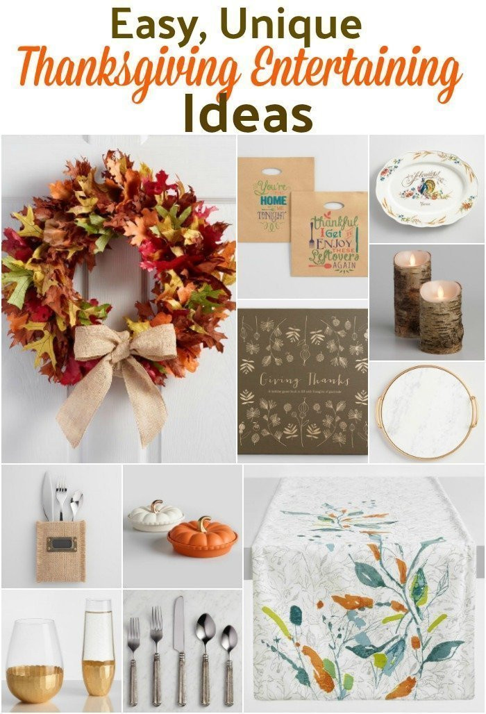 Unique Thanksgiving Ideas
 Thanksgiving Entertaining Made Easy with 12 Unique Ideas
