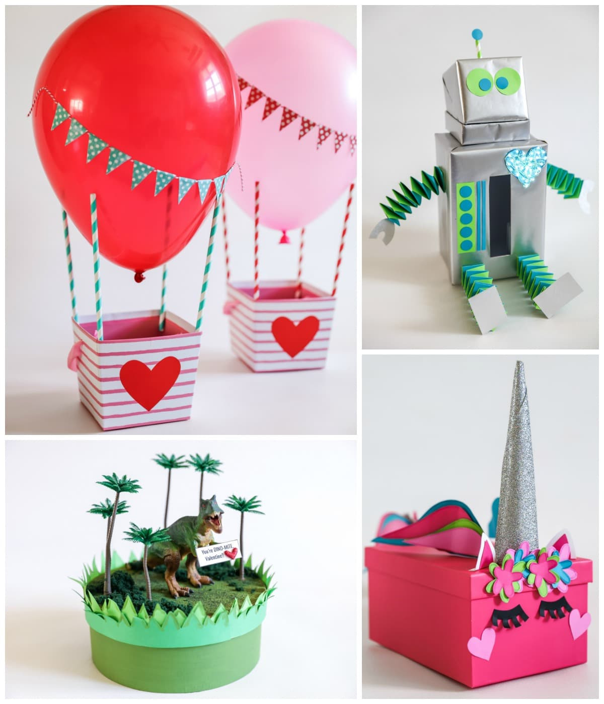 Valentines Day Boxes Ideas
 Valentines Box Ideas Step by Step Unicorn Robot & More