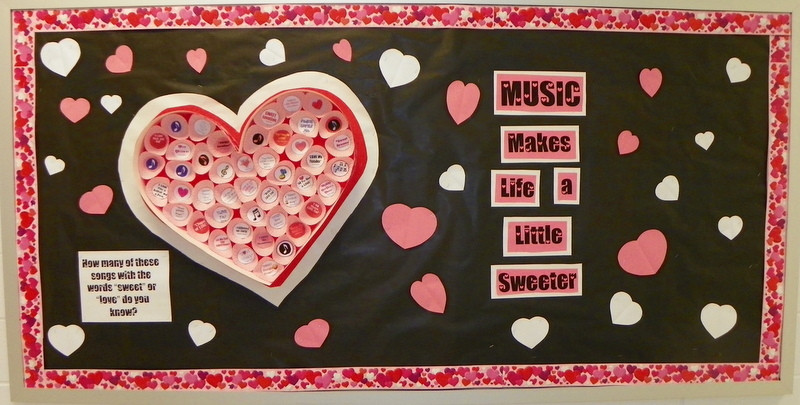 Valentines Day Bulletin Boards Ideas
 Mrs King s Music Class Valentine s Day Bulletin Board